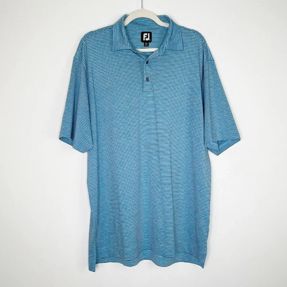 Footjoy FJ Golf Polo‎ Shirt Men Size Large